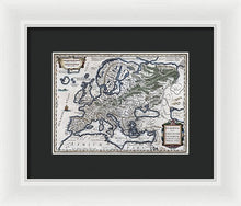 Load image into Gallery viewer, Old Map Of Europe 1570 - Framed Print