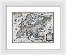 Load image into Gallery viewer, Old Map Of Europe 1570 - Framed Print