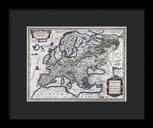 Load image into Gallery viewer, Old Map Of Europe 1570 - Framed Print