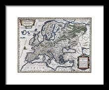 Load image into Gallery viewer, Old Map Of Europe 1570 - Framed Print