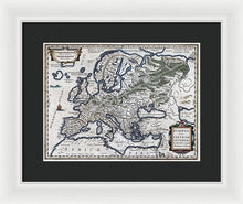 Load image into Gallery viewer, Old Map Of Europe 1570 - Framed Print