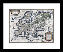 Load image into Gallery viewer, Old Map Of Europe 1570 - Framed Print