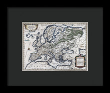 Load image into Gallery viewer, Old Map Of Europe 1570 - Framed Print