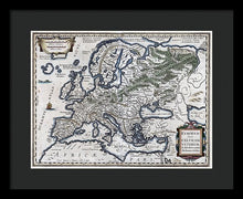 Load image into Gallery viewer, Old Map Of Europe 1570 - Framed Print