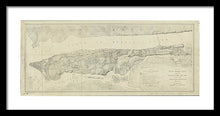 Load image into Gallery viewer, Old Map Of Manhattan New York City 1776 - Framed Print