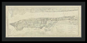 Old Map Of Manhattan New York City 1776 - Framed Print