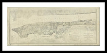 Load image into Gallery viewer, Old Map Of Manhattan New York City 1776 - Framed Print