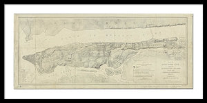 Old Map Of Manhattan New York City 1776 - Framed Print