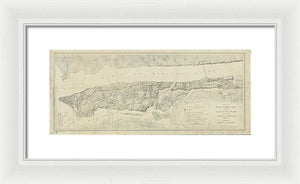 Old Map Of Manhattan New York City 1776 - Framed Print