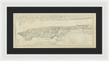 Load image into Gallery viewer, Old Map Of Manhattan New York City 1776 - Framed Print