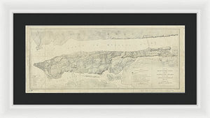 Old Map Of Manhattan New York City 1776 - Framed Print