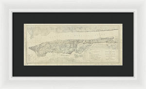 Old Map Of Manhattan New York City 1776 - Framed Print