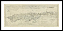 Load image into Gallery viewer, Old Map Of Manhattan New York City 1776 - Framed Print