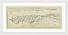 Load image into Gallery viewer, Old Map Of Manhattan New York City 1776 - Framed Print