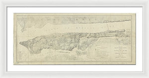 Old Map Of Manhattan New York City 1776 - Framed Print