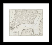 Load image into Gallery viewer, Old Map Of New York City 1776 - Framed Print