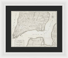 Load image into Gallery viewer, Old Map Of New York City 1776 - Framed Print