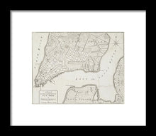 Load image into Gallery viewer, Old Map Of New York City 1776 - Framed Print