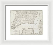 Load image into Gallery viewer, Old Map Of New York City 1776 - Framed Print