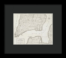 Load image into Gallery viewer, Old Map Of New York City 1776 - Framed Print