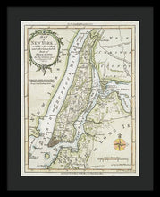 Load image into Gallery viewer, Old Map Of New York Island 1778 - Framed Print