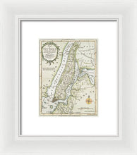 Load image into Gallery viewer, Old Map Of New York Island 1778 - Framed Print