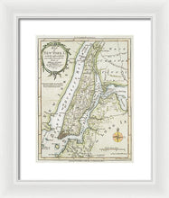 Load image into Gallery viewer, Old Map Of New York Island 1778 - Framed Print