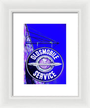 Load image into Gallery viewer, Photo Of A Vintage Oldsmobile Sign - Framed Print