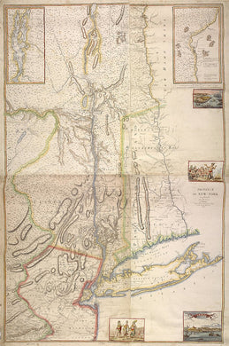 Old Map Of New York City 1777 - Art Print