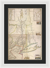 Load image into Gallery viewer, Old Map Of New York City 1777 - Framed Print