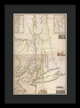 Load image into Gallery viewer, Old Map Of New York City 1777 - Framed Print