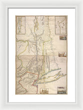 Load image into Gallery viewer, Old Map Of New York City 1777 - Framed Print