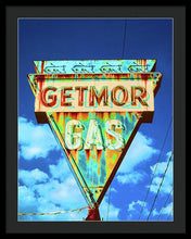 Load image into Gallery viewer, Vintage Gas Station Sign - Framed Print