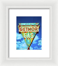 Load image into Gallery viewer, Vintage Gas Station Sign - Framed Print