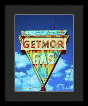 Load image into Gallery viewer, Vintage Gas Station Sign - Framed Print