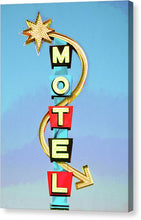 Load image into Gallery viewer, Vintage Motel Sign - Canvas Print