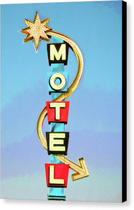 Vintage Motel Sign - Canvas Print