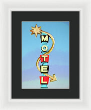 Load image into Gallery viewer, Vintage Motel Sign - Framed Print