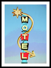 Load image into Gallery viewer, Vintage Motel Sign - Framed Print