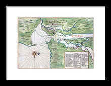 Load image into Gallery viewer, Old Map Of New York City Region 1639 - Framed Print