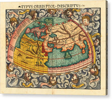 Load image into Gallery viewer, Old 16th Century Map Of The World - Acrylic Print