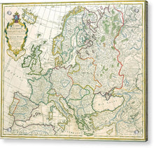 Load image into Gallery viewer, Old Map Of Europe 1789 - Acrylic Print