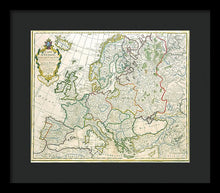 Load image into Gallery viewer, Old Map Of Europe 1789 - Framed Print