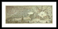 Load image into Gallery viewer, Old Map 1910 Rome Birds Eye View - Framed Print