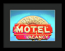 Load image into Gallery viewer, Vintage Motel Sign - Framed Print