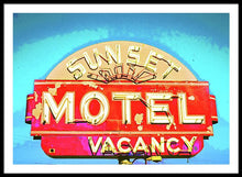 Load image into Gallery viewer, Vintage Motel Sign - Framed Print