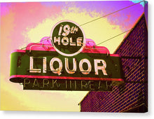 Load image into Gallery viewer, Bar Sign - 19th Hole Liquors - Canvas Print