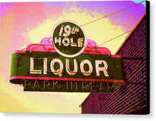 Load image into Gallery viewer, Bar Sign - 19th Hole Liquors - Canvas Print