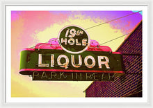 Load image into Gallery viewer, Bar Sign - 19th Hole Liquors - Framed Print