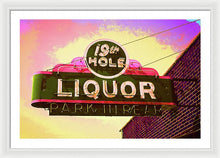 Load image into Gallery viewer, Bar Sign - 19th Hole Liquors - Framed Print